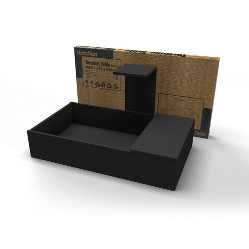 Black Tortoise Table with Box